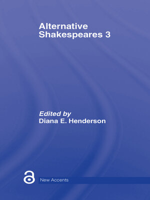 cover image of Alternative Shakespeares